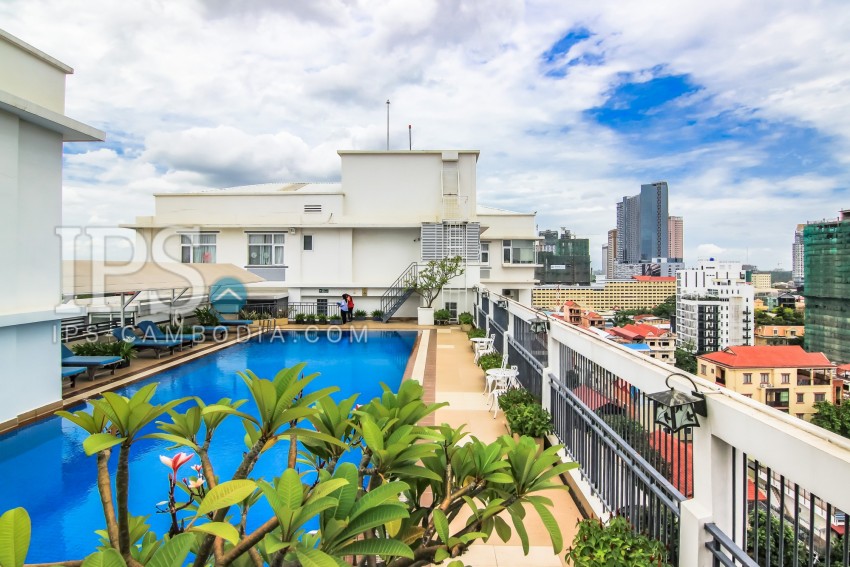 2 Bedroom Serviced Apartment For Rent - Tonle Bassac, Phnom Penh