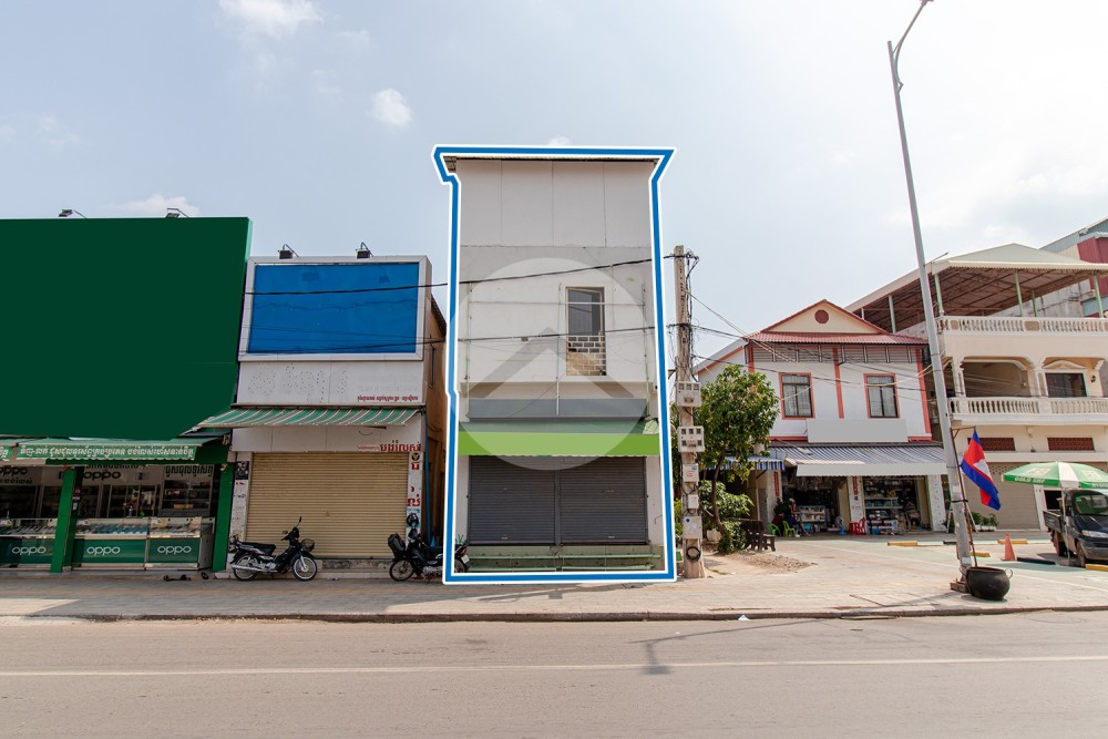 66 Sqm Shop For Sale - National Road 6, Slor Kram, Siem Reap