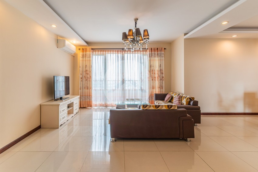 3 Bedroom Condo For Rent -Rose Condo, Tonle Bassac, Phnom Penh