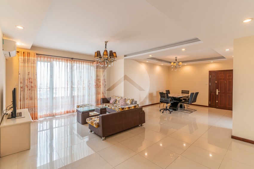 3 Bedroom Condo For Rent -Rose Condo, Tonle Bassac, Phnom Penh