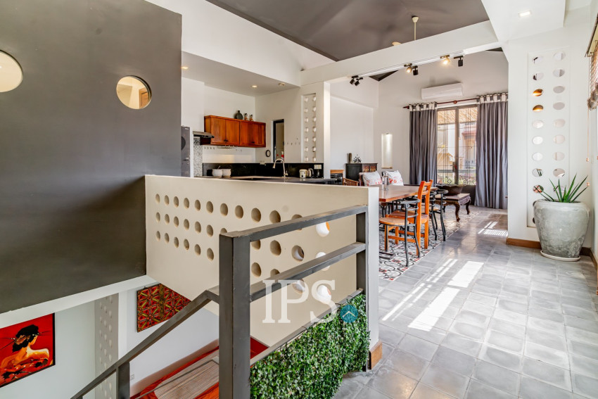 3 Bedroom Townhouse For Rent - Tonle Bassac, Phnom Penh