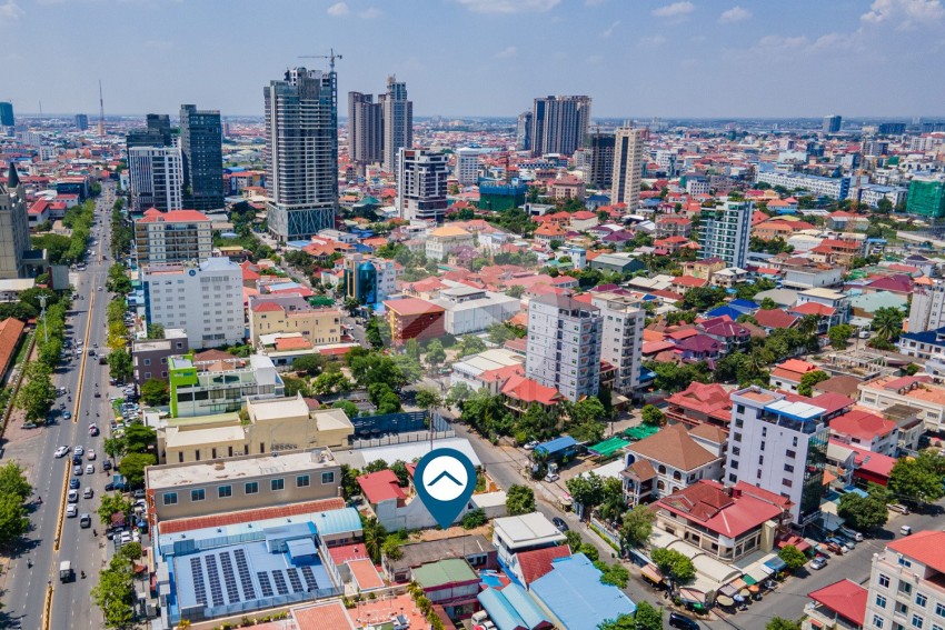 663 Sqm Commercial Land For Rent - Boeung Kak 2, Phnom Penh