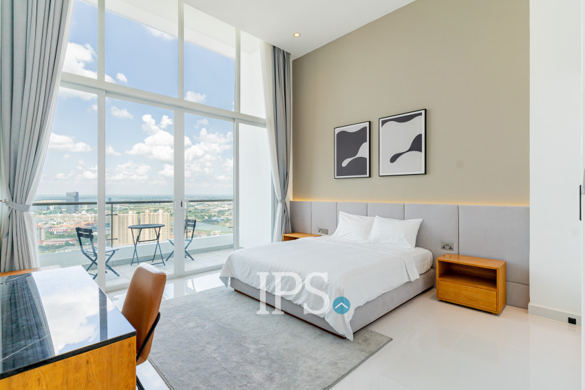 3 Bedroom Penthouse Condo For Rent - J Tower 2, BKK1, Phnom Penh