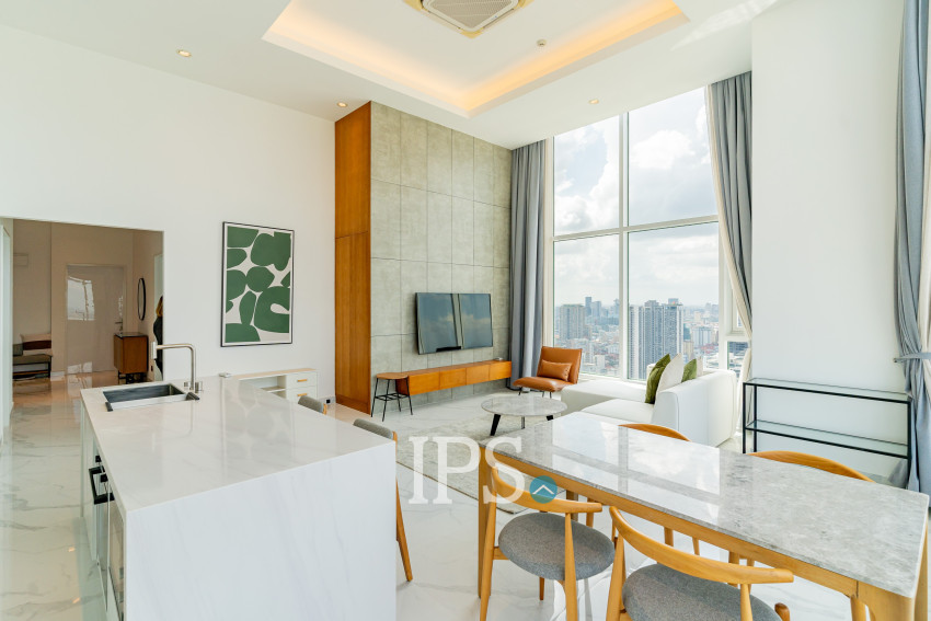 3 Bedroom Penthouse Condo For Rent - J Tower 2, BKK1, Phnom Penh