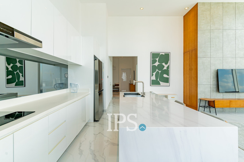 3 Bedroom Penthouse Condo For Rent - J Tower 2, BKK1, Phnom Penh