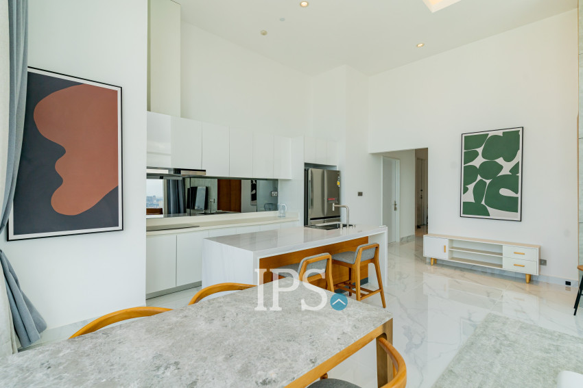 3 Bedroom Penthouse Condo For Rent - J Tower 2, BKK1, Phnom Penh