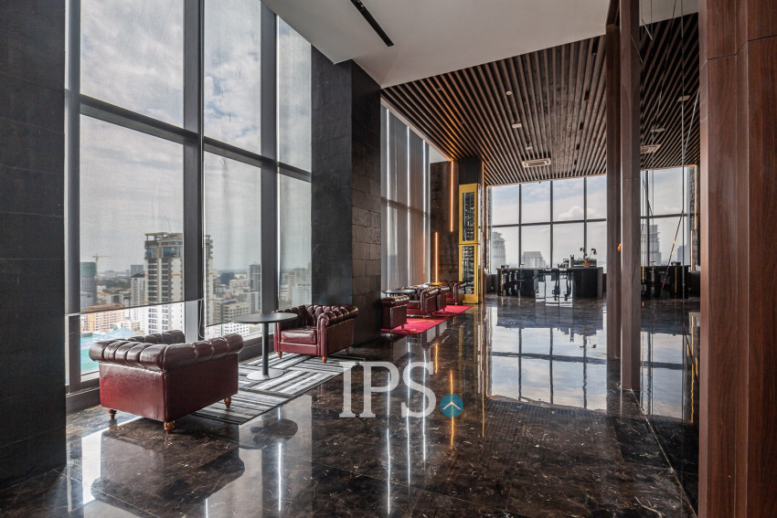 3 Bedroom Penthouse Condo For Rent - J Tower 2, BKK1, Phnom Penh