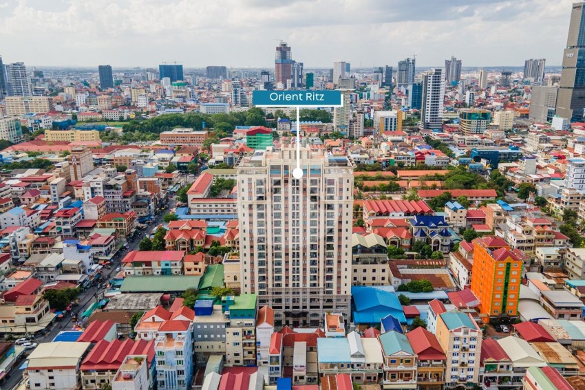 17th Floor Studio For Sale - Orient Ritz, Teuk La Ark 2, Phnom Penh