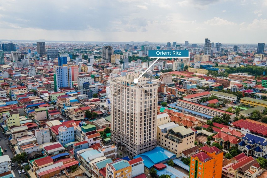 17th Floor Studio For Sale - Orient Ritz, Teuk La Ark 2, Phnom Penh