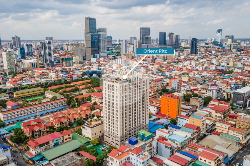 15th Floor Studio For Sale - Orient Ritz, Teuk La Ark 2, Phnom Penh