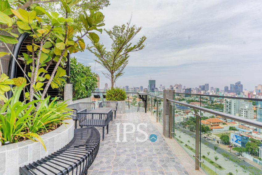 1 Bedroom Serviced Apartment For Rent - Tonle Bassac, Phnom Penh