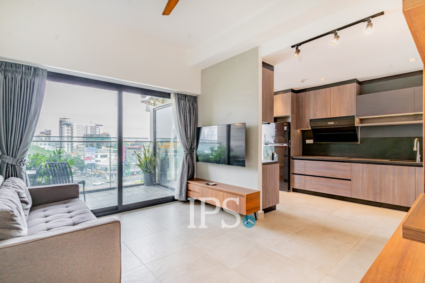 1 Bedroom Serviced Apartment For Rent - Tonle Bassac, Phnom Penh