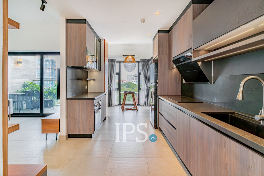 1 Bedroom Serviced Apartment For Rent - Tonle Bassac, Phnom Penh