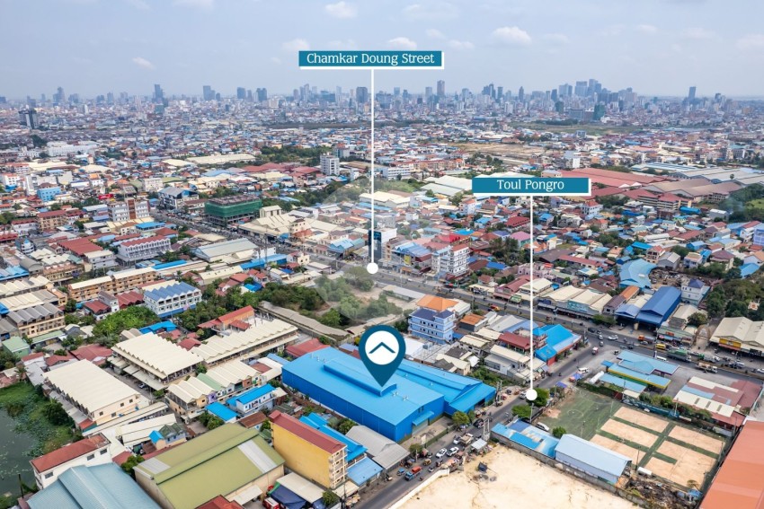2,584 Sqm Land with 2,864 Sqm Warehouse For Sale - Toul Pongro, Phnom Penh