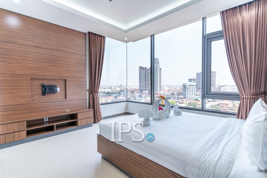 4 Bedroom Penthouse Serviced Apartment For Rent - Toul Kouk, Phnom Penh