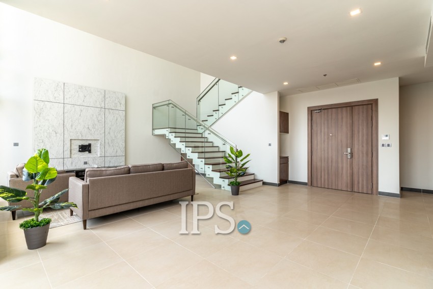 4 Bedroom Penthouse Serviced Apartment For Rent - Toul Kouk, Phnom Penh