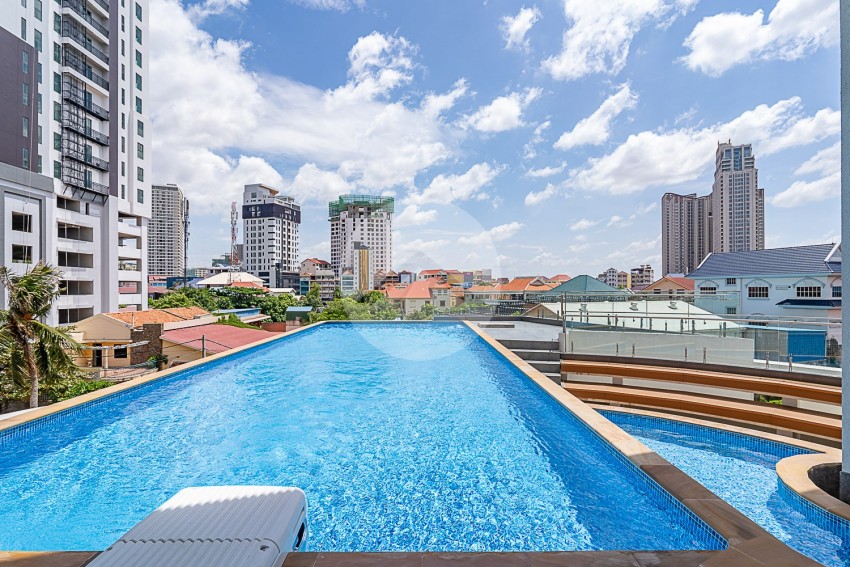 3 Bedroom Duplex Penthouse Service Apartment  For Rent - Toul Kork, Phnom Penh