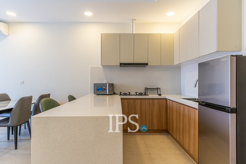 1 Bedroom Serviced Apartment For Rent - Tonle Bassac, Phnom Penh