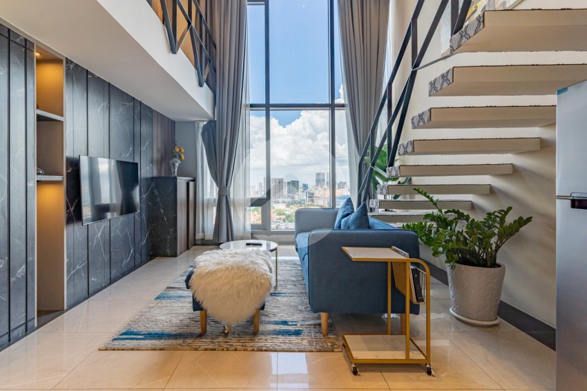 31st Floor Loft For Sale - The Penthouse Residence, Tonle Bassac, Phnom Penh