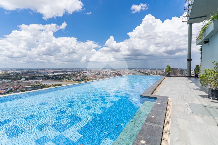 30th Floor 3 Bedroom Triplex For Sale - The Penthouse Residence, Tonle Bassac, Phnom Penh