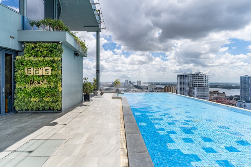 30th Floor 3 Bedroom Triplex For Sale - The Penthouse Residence, Tonle Bassac, Phnom Penh