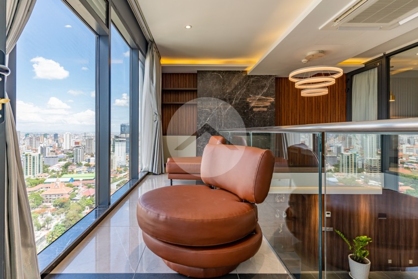 30th Floor 3 Bedroom Triplex For Sale - The Penthouse Residence, Tonle Bassac, Phnom Penh