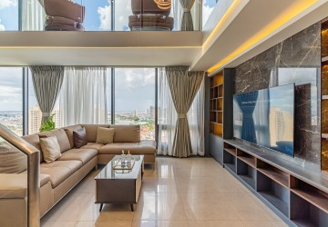 30th Floor 3 Bedroom Triplex For Sale - The Penthouse Residence, Tonle Bassac, Phnom Penh thumbnail