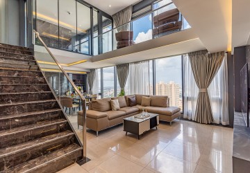 30th Floor 3 Bedroom Triplex For Sale - The Penthouse Residence, Tonle Bassac, Phnom Penh thumbnail