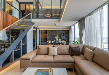 30th Floor 3 Bedroom Triplex For Sale - The Penthouse Residence, Tonle Bassac, Phnom Penh thumbnail