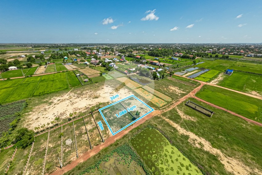 1,088 Sqm Residential  Land For Sale - Svay Prey, Siem Reap