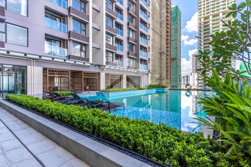 30 Sqm Studio Condo For Rent - Agile Sky Residence, BKK3, Phnom Penh