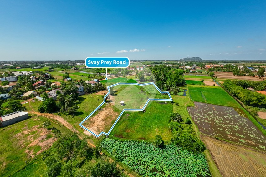 6,673 Sqm Land For Sale - Svay Prey, Svay Dangkum, Siem Reap