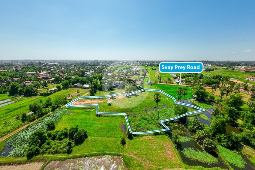 6,673 Sqm Land For Sale - Svay Prey, Svay Dangkum, Siem Reap