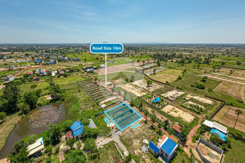 698 Sqm Residential Land For Sale - Kandaek, Prasat Bakong, Siem Reap