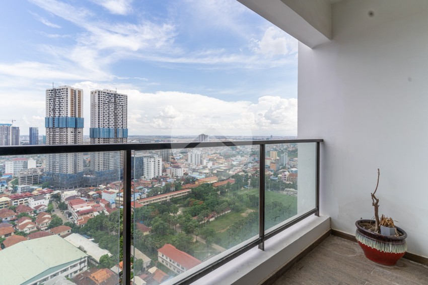 55 Sqm Studio Condo For Rent - Skylar, Tonle Bassac, Phnom Penh