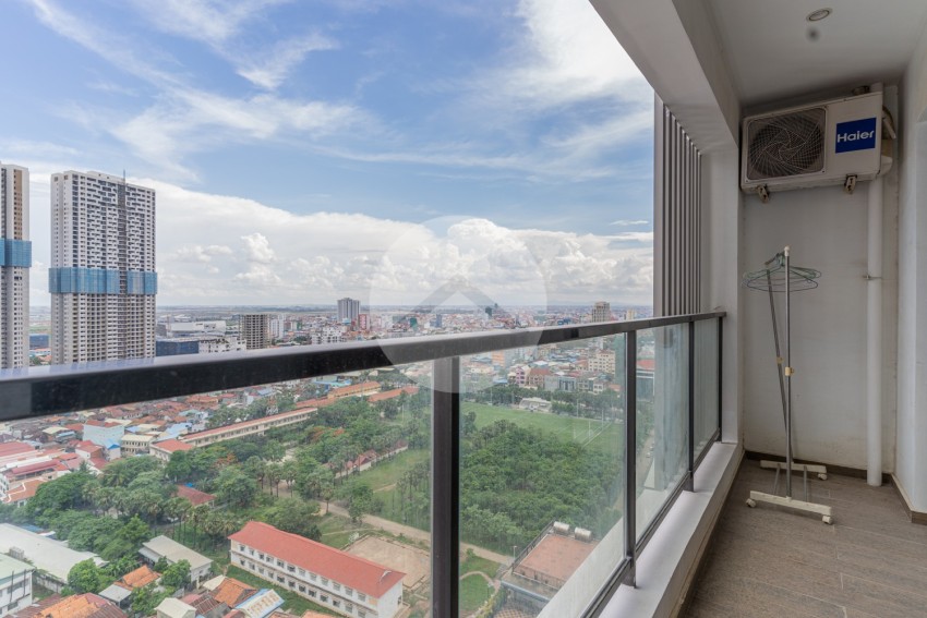 55 Sqm Studio Condo For Rent - Skylar, Tonle Bassac, Phnom Penh