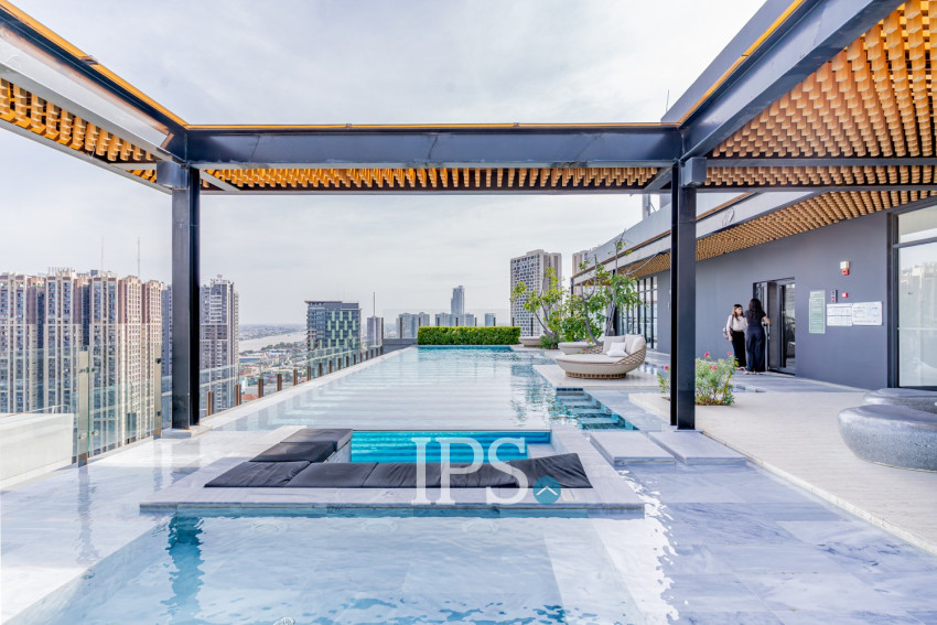 1 Bedroom Condo For Rent - Skylar, Tonle Bassac, Phnom Penh