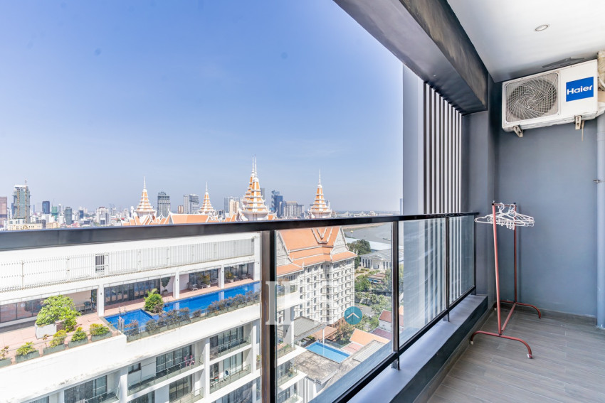 Studio Condo For Rent - Skylar, Tonle Bassac, Phnom Penh