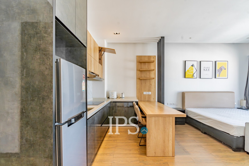 Studio Condo For Rent - Skylar, Tonle Bassac, Phnom Penh
