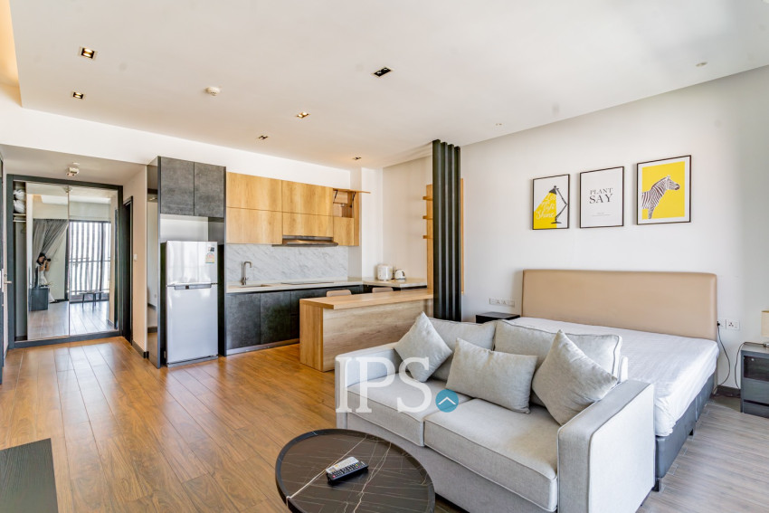 Studio Condo For Rent - Skylar, Tonle Bassac, Phnom Penh