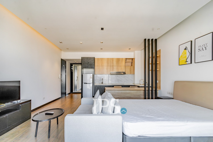 Studio Condo For Rent - Skylar, Tonle Bassac, Phnom Penh