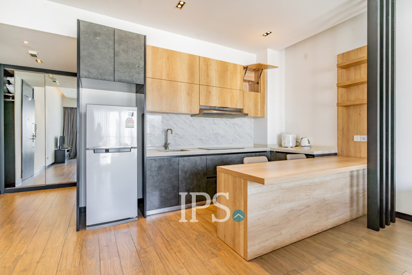 Studio Condo For Rent - Skylar, Tonle Bassac, Phnom Penh