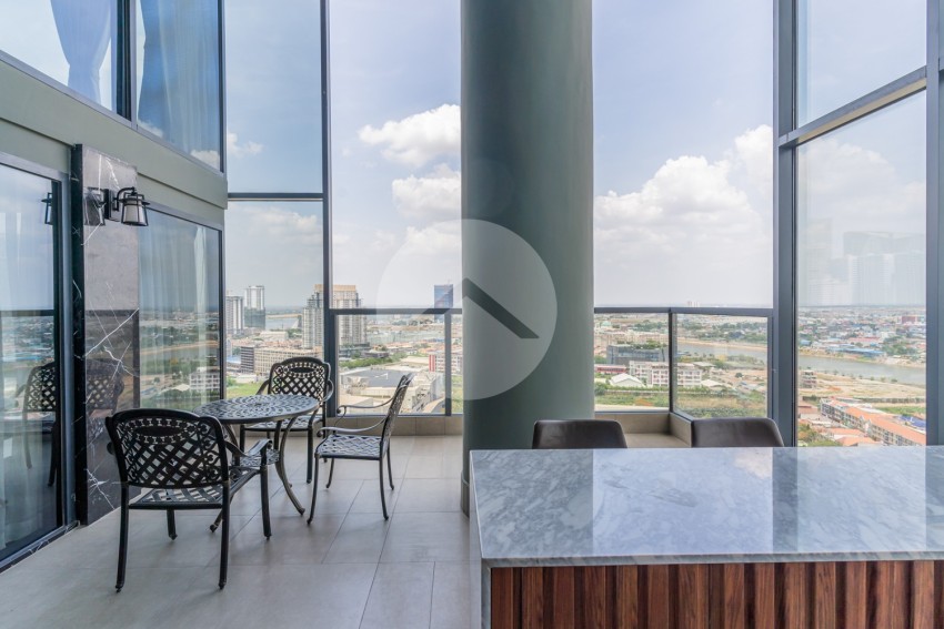 4 Bedroom Serviced Apartment For Rent - The Penthouse Residence, Tonle Bassac, Phnom Penh