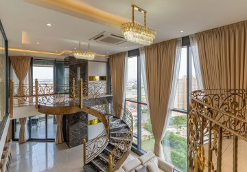4 Bedroom Serviced Apartment For Rent - The Penthouse Residence, Tonle Bassac, Phnom Penh thumbnail