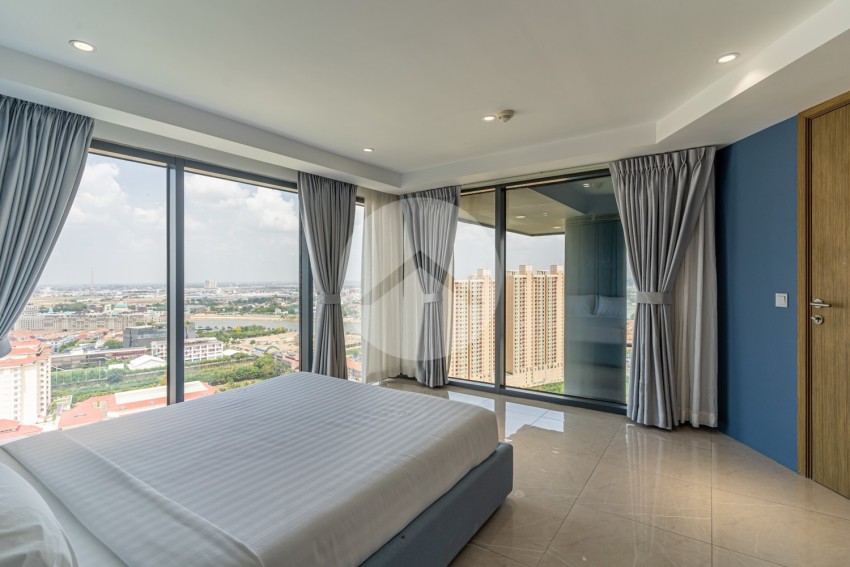 4 Bedroom Serviced Apartment For Rent - The Penthouse Residence, Tonle Bassac, Phnom Penh