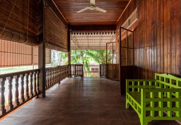 3 Bedroom Wooden House For Rent - Sala Kamreuk, Siem Reap thumbnail