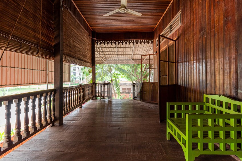 3 Bedroom Wooden House For Rent - Sala Kamreuk, Siem Reap