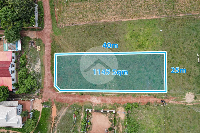 1,145 Sqm Residential Land For Sale - Chreav, Siem Reap