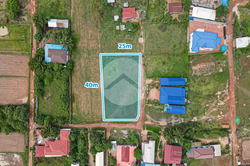 1,145 Sqm Residential Land For Sale - Chreav, Siem Reap