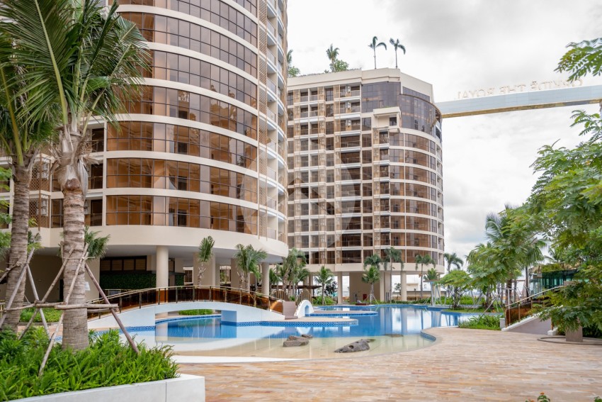 6th Floor 2 Bedroom Condo For Sale - Orkide the Royal Condominium, Teuk Thla, Phnom Penh